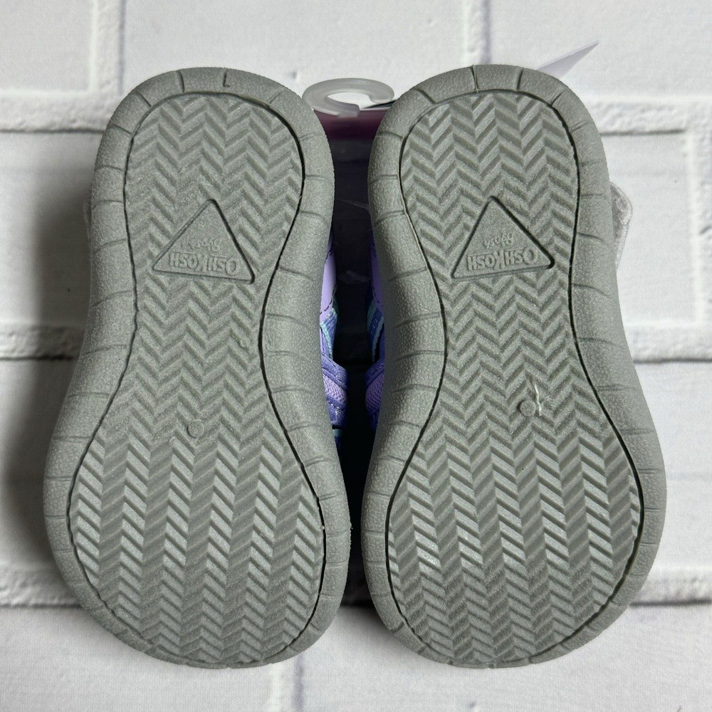 OshKosh Everplay Flexible Outsole Bump Toe Sandal Toddler Size 5 Purple Lilac - Picture 4 of 7